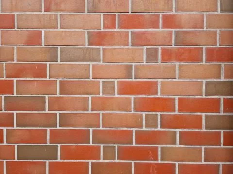 Grey orange brick wall texture. pattern, texture, background Stock Photos