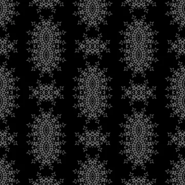 Grey Ornamental Seamless Pattern. Endless Texture. Oriental Geometric Ornament 스톡 일러스트