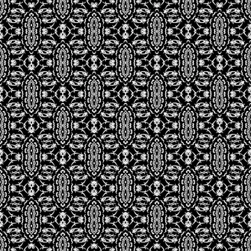 Grey Ornamental Seamless Pattern. Endless Texture. Oriental Geometric Ornament Stock Illustration