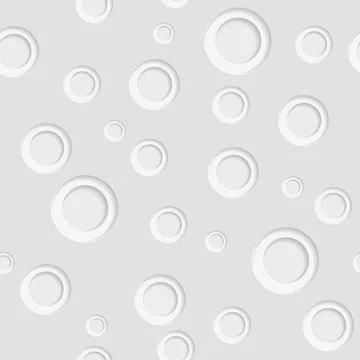 Grey paper circles seamless pattern design Grey paper circles seamless pat... Stock Photos