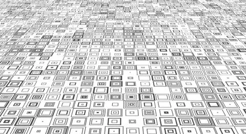 Grey pattern with squares Illustrazione stock