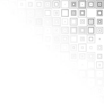 Grey pattern with squares Illustrazione stock