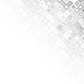 Grey pattern with squares 스톡 일러스트