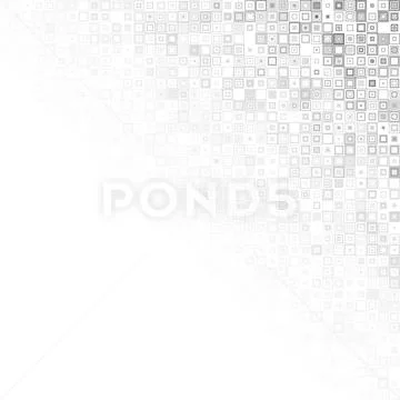 Grey pattern with squares Stock Illustration