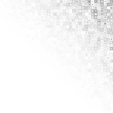 Grey pattern with squares Illustrazione stock