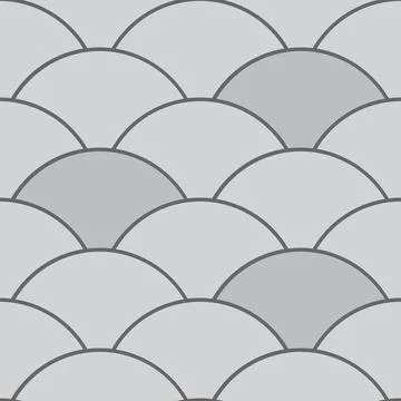 Grey paving pattern with ginko leaf shape tile Illustrazione stock
