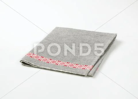 Grey place mat Stock Photos