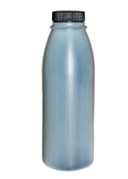 Grey plastic bottle Stock Photos