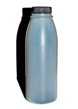 Grey plastic bottle Stock Photos