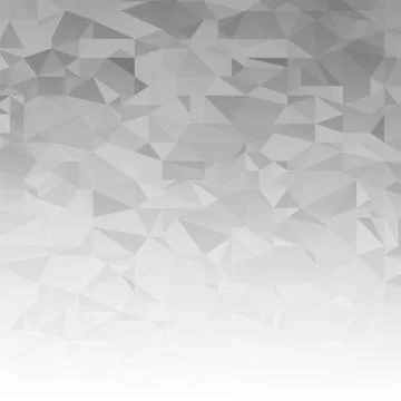 Grey Polygonal Background. Triangular Pattern. Low Poly Texture. Abstract Mosaic Stockillustratie
