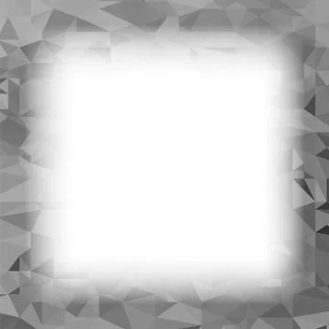 Grey Polygonal Background. Triangular Pattern. Low Poly Texture. Abstract Mosaic イラスト素材