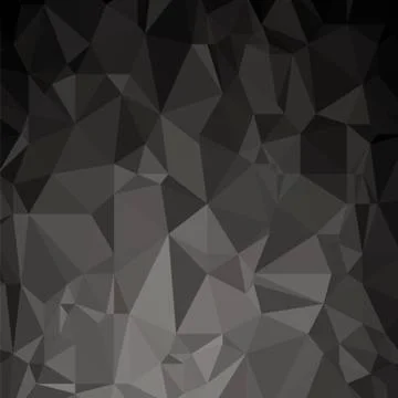 Grey Polygonal Background. Triangular Pattern. Low Poly Texture. Abstract Mosaic イラスト素材