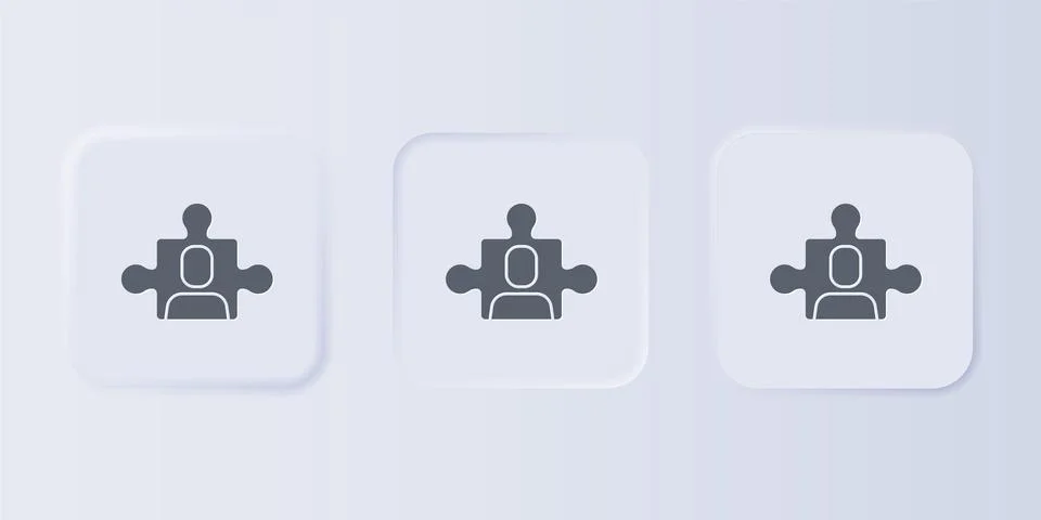 Grey Project team base icon isolated on grey background. Business analysis .. Stock Illustration