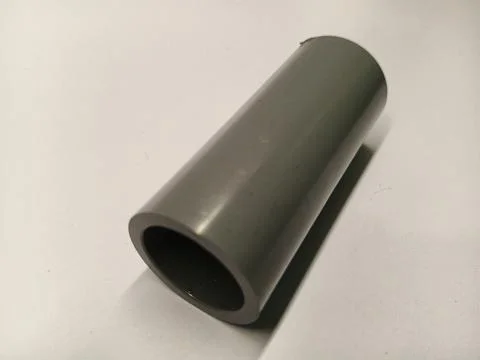 Grey PVC Pipe Socket Connector Stock Photos