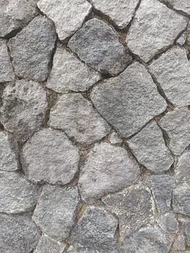 Grey Random Natural Stone Wall Texture Background Stock-Fotos