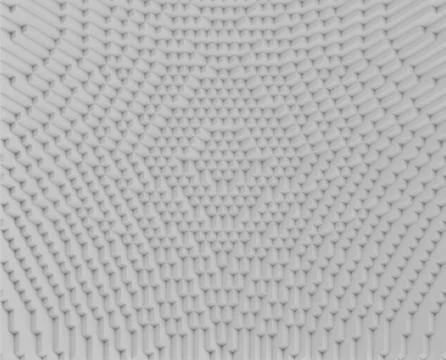 A grey rectangular block background, 3d render Stock Illustration