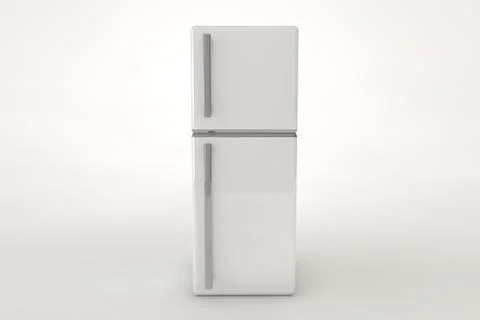 Grey refrigerator Stock Illustration
