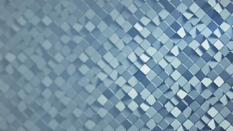 Grey rhombus pattern surface 3D render loopable animation 4k UHD 3840x2160 Stock Footage 119943717