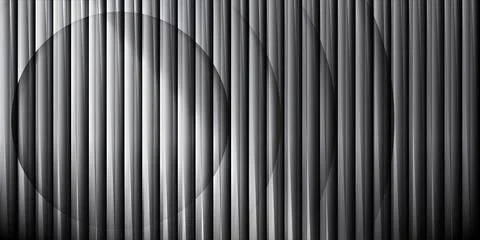 Grey ribbed glass texture background. Natural color. Mesh gradient. acrylic.. Illustrazione stock