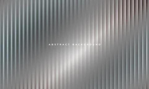 Grey ribbed horizontal abstract background Stock Illustration