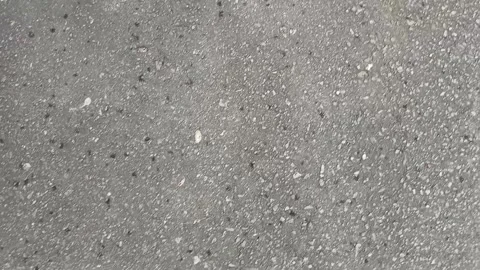 Grey Road During Heavy Rain Stock Footage 327175296