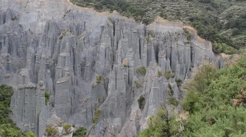 Grey Rock Formation Stock Footage 47429144