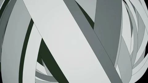 Grey rotating slices complex background loop Video stock 117861894