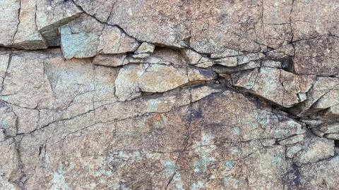 A Grey Rough Surface of the Boulder, Stone or Rock, beautiful Texture Stock Photos