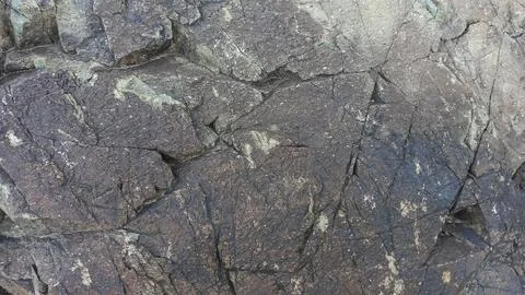A Grey Rough Surface of the Boulder, Stone or Rock, beautiful Texture Stock Photos