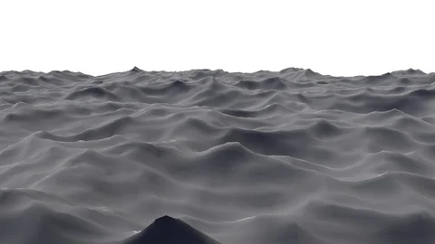 Grey Sea Ocean Looping Background Animation Transparent Background Stock-Footage 98764109