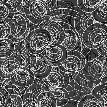 Grey seamless abstract pattern with fur texture イラスト素材