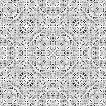 Grey seamless kaleidoscope pattern background イラスト素材