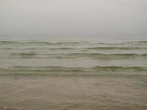 Grey seascape Stock Photos