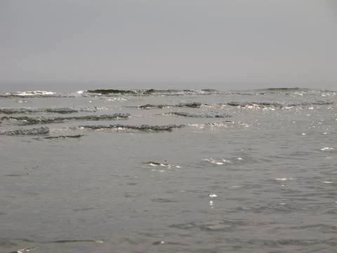 Grey seascape Stock Photos