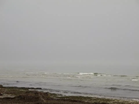 Grey seascape Stock Photos