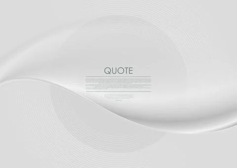 Grey silk flowing wave abstract blurred background and linear circles Illustrazione stock
