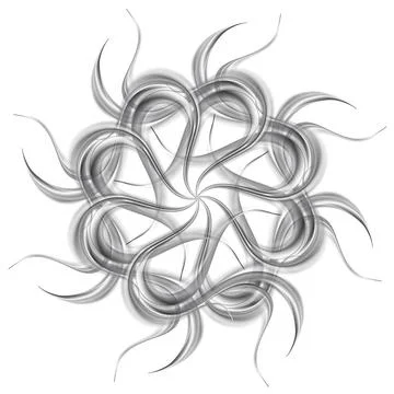 Grey silver wavy pattern shape Grey silver wavy shape background Copyright... Foto stock