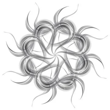 Grey silver wavy vector pattern shape Stock Illustration