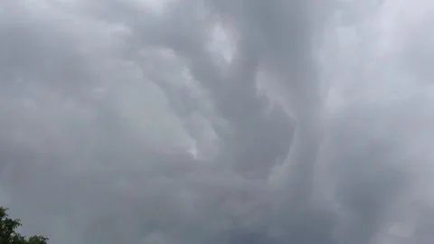 The Grey Sky and Clouds after the rain Stockbeeldmateriaal 167891144