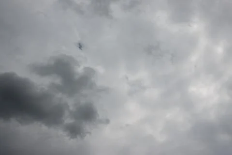 Grey sky before the storm. Stock Photos