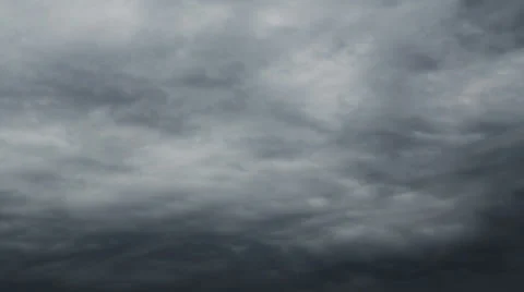 Grey Sky Timelapse Stock Footage