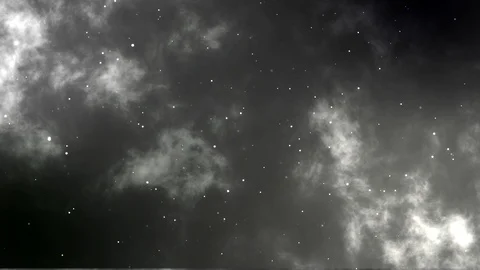 Grey smoke with particles Stock Footage 112582818