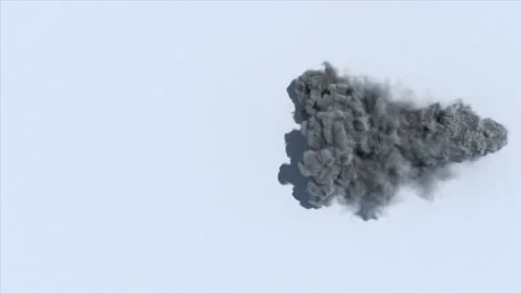 Grey smoke pollution Stock Footage 139570411