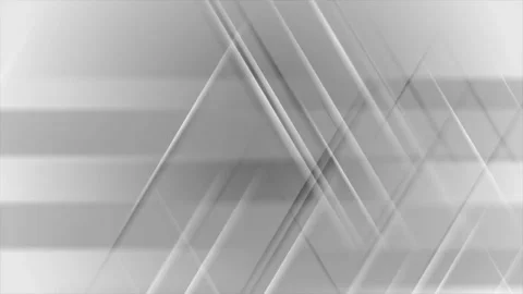 Grey smooth and glossy lines abstract geometric futuristic motion background Stock Footage 324628592