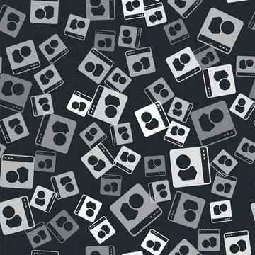 Grey Software, web developer programming code icon isolated seamless pattern  Stock Illustration