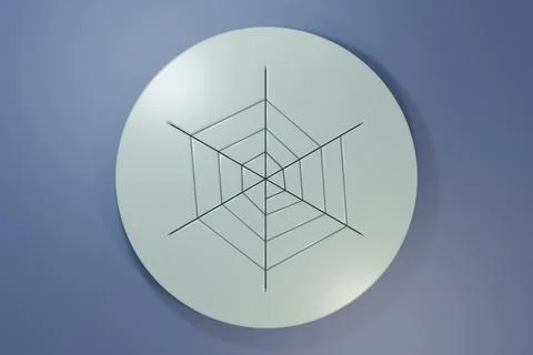 Grey Spider web icon isolated on purple-blue background. Cobweb sign. Happy.. Stock Illustration