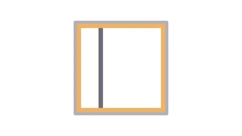 A grey square featuring a layout border surrounding it. Stock Footage 334930927