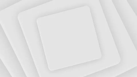 Grey square frame background, geometric rectangular wallpaper, seamless loop Stock Footage 300469344