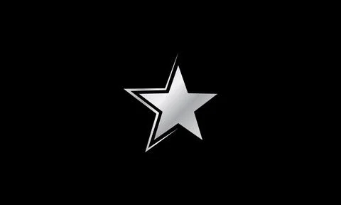 Grey star abstract background Stock Illustration