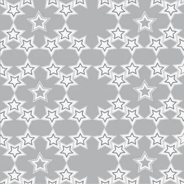 Grey stars Stock Illustration
